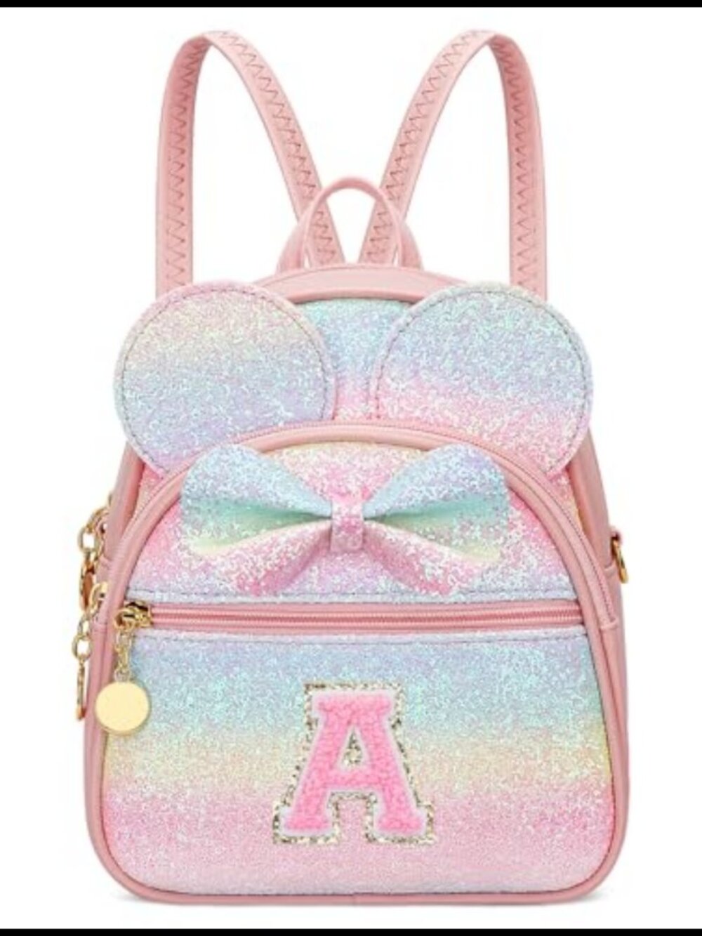 Mini Backpack Purse Faux Leather Kids Toddler Girls Adjustable Detachable Strap